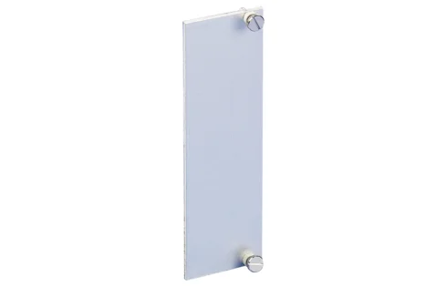 3U Front Plate Part, gray, 8HP (R30055-3-8)