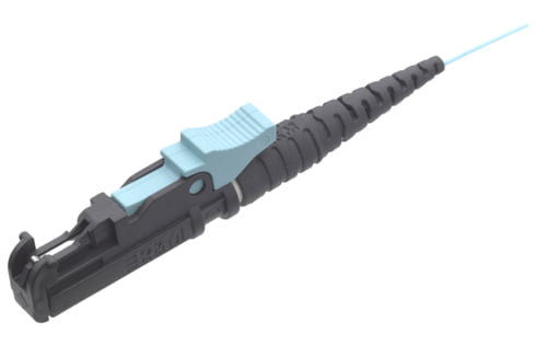 Pigtail E-2000™ PC, black/orange, OM2 orange, Bm/3, 2.5 m (R301459)