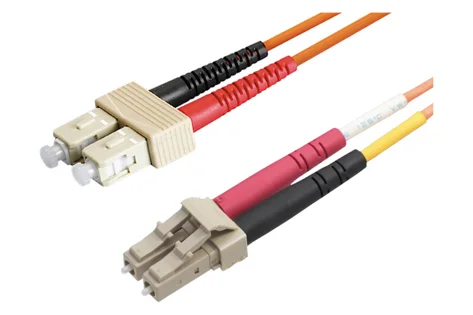 Patch cord FO, SC-Duplex PC/UPC Grade Bm - LC-Duplex PC/UPC Grade Bm,  Multimode OM2 (G50), Duplex Figur 8 (2.0 x 4.2), Eca (LSZH),3m (R308948)