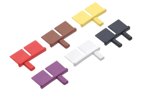Mechanical Color Pin SC-RJ Adapter, code 2, brown (R318302)
