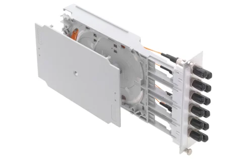 FiberModul 7HP, metal, splice, 12xST OM2, PC, ceramic, Bm/3 (R318831)
