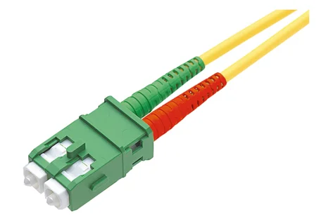 Patch cord FO, SC-RJ APC 8° Grade B - SC-RJ APC 8° Grade B, Singlemode  OS2 G.652.D, Duplex Figur 8 (2.7 x 5.6), Eca (LSZH), 2m (R320009)