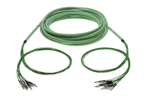 Breakout Cable LC PC 12x - LC PC 12x, beige, OM3, Bm/3, 30 m (R320798)