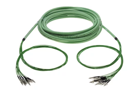 Breakout Cable LC PC 12x - LC PC 12x, beige, OM3, Bm/3, 15 m (R320801)