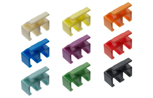 Color Clip LC-Duplex Connector, red (R508103)