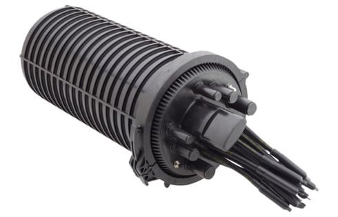 Splice Closure SCM, 576 splices, 1xoval 6xfix 12xflex (R509587)