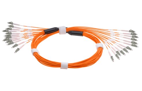 Trunk Cable, 24fibers, LC PC - LC PC, OM2, Bm/3, LSZH, 10 m (R511941)