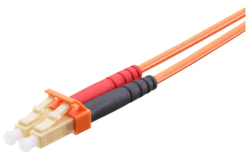 Patch cord FO, LC-Duplex PC/UPC Grade Bm - LC-Duplex PC/UPC Grade Bm,  Multimode OM2 (G50), Duplex Figur 8 (2.0 x 4.2), Eca (LSZH),10m (R800373)