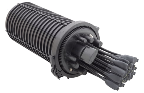 Splice Closure SCM, 144/288 splices, 1xoval 6xfix 24xflex (R809819)