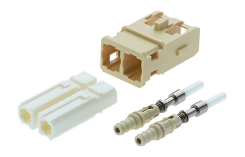Connector Crimp and Cleave PCF, SC-RJ PC, MM, beige, 232.0 (+2/-0) µm (R810634)