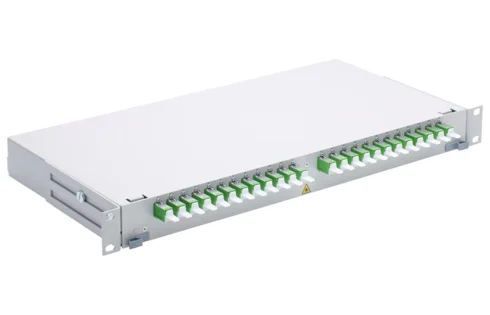19" 1U FibereasyRack2 24xE-2000™ singlemode, APC, ceramic (R816054)