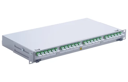 19" 1U FibereasyRack2 24xLC-Duplex singlemode, APC, ceramic (R816212)