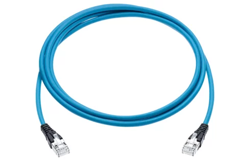 Patch Cord EL Cat. 6, U/FTP, 4P, LSZH, blue, RJ45/s-RJ45/s, 5.0 m (R820316)