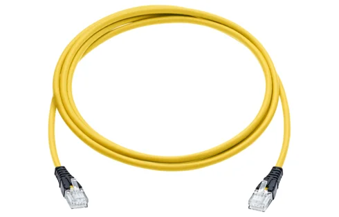Patch Cord EL Cat. 6, U/UTP, 4P, PVC, yellow, RJ45/u-RJ45/u, 2.0 m (R820334)