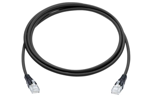 Patch Cord EL Cat. 6, U/UTP, 4P, PVC, black, RJ45/u-RJ45/u, 2.0 m (R820354)