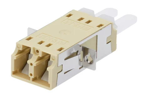 Adapter LC-Duplex PC, beige, ceramic MM, M, screwable (R820417)