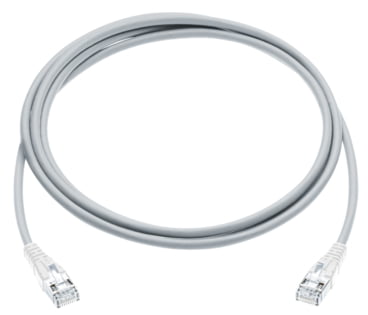 Patch Cord EL Cat. 6, U/UTP, 4P, PVC, gray, RJ45/u-RJ45/u, 1.0 m (R830719)