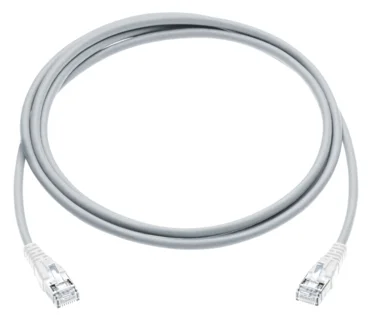Patch Cord EL Cat. 6, U/UTP, 4P, PVC, gray, RJ45/u-RJ45/u, 5.0 m (R830722)