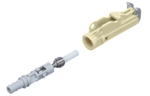 Connector E-2000™ PC, MM, black, 127 (+3/-0) µm (R847361)