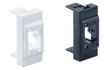 Front panel 1xRJ45, wt, 22,5x45 mm x 10 (R307835)