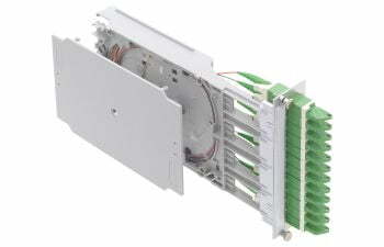 FiberModul 7HP, metal, splice, 12xE-2000™ OM1, PC, ceramic, Bm/3 (R817007)