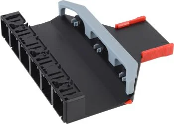 Netscale 48 cassette Cu 6x special, empty, unshielded, black (R868292)